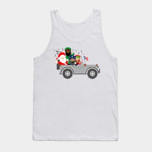 Puerto Rico Chinchorreo Coquito Christmas Santa & Three Kings Tank Top